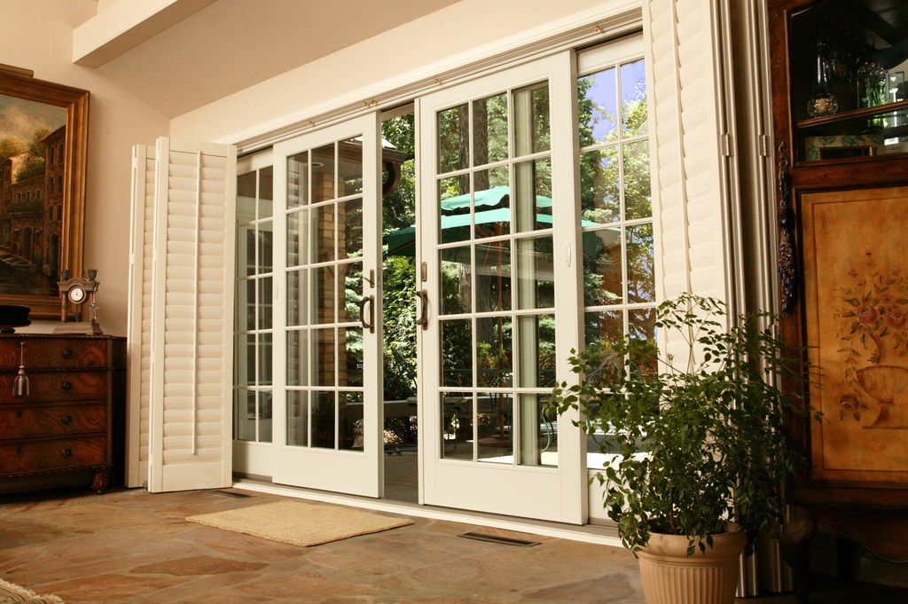 Finished entry door installation