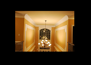 Finish carpentry work example