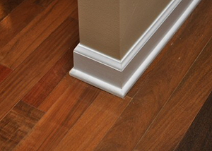 Trim carpentry example