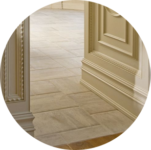 Crown molding detail