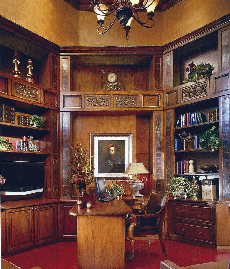 Office and entertainment room built-in